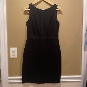 LOFT black lace top sheath dress in very good condition sz 6